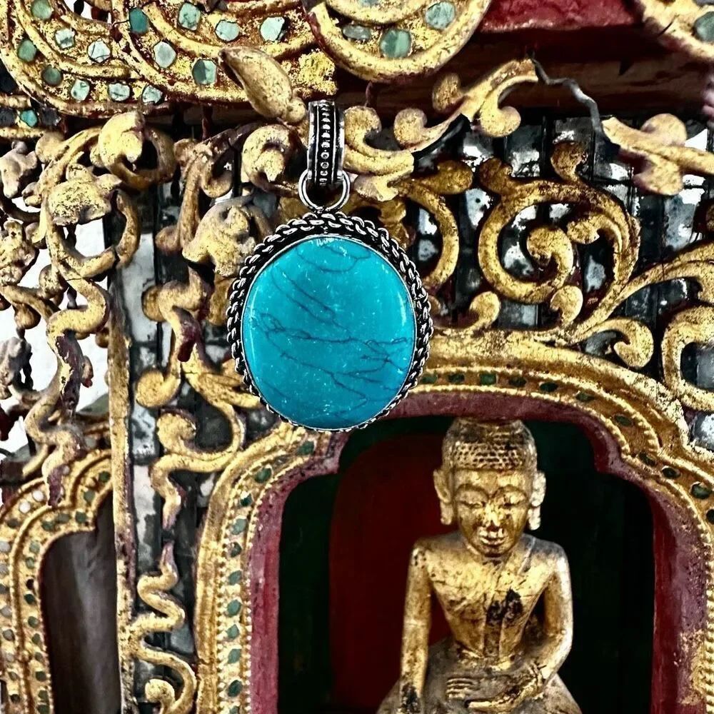 Howlite pendant - Picture 5 of 7